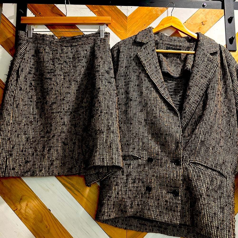 Vintage Adagio Tweed Suit - Two Piece